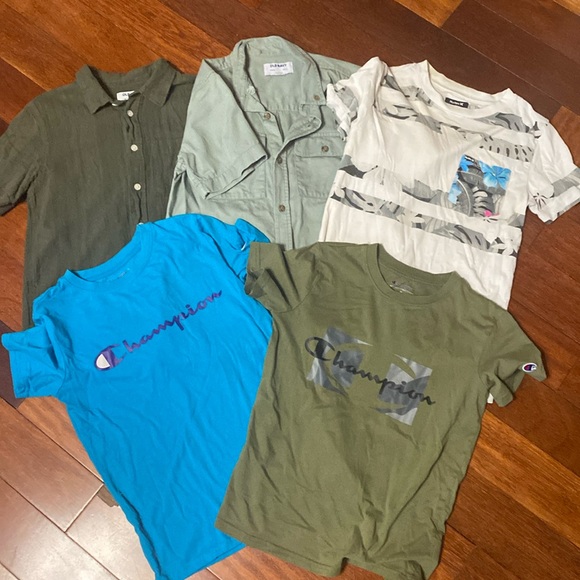 Boys Tees Bundle of T Shirts for Boys (Set of 5)  Size 10-12 - Picture 1 of 11